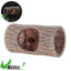 UXCELL Pets Reptile Hide Cave Habitat Shelter Resin Tree Reptile Artificial Woods with 2pcs Suction Cup Habitat Decoration