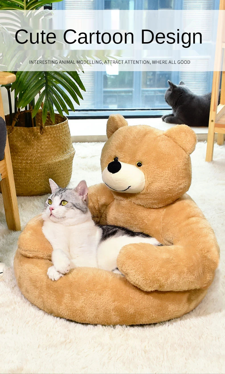 Dog Sofa Bed Fluffy Accessories Large Pet Beds Bad Basket Small Pets Dogs Mat Supplies Puppy Products Medium Cats Kennel Baskets