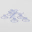 10Pcs Transparent Aquarium Suction Cup Filter Air Pump Water Pump Holder Sucker for Fish Tank Pump Suction Cups Aquatic Supplies