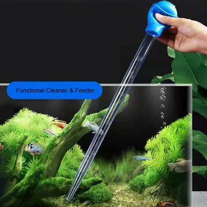 29/45/54cm Aquarium FishTank Clean Tool Pipette Fish Tank Siphon Pump Water Changer Aquarium Accessories with Extension Tube
