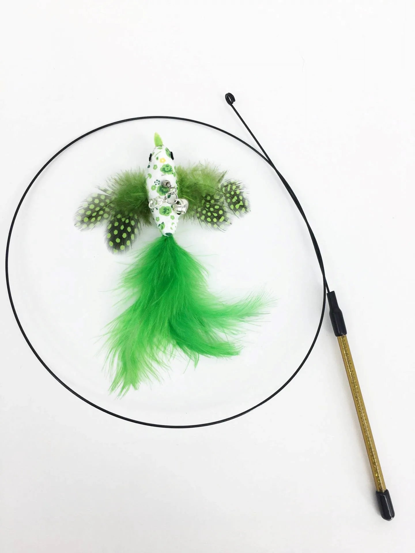 Wire Feather Cat Tickling Stick Pet Products for Cats Pet Cat Toys Interactive Cat Stick Toy Kitten Playing Pet Accessories