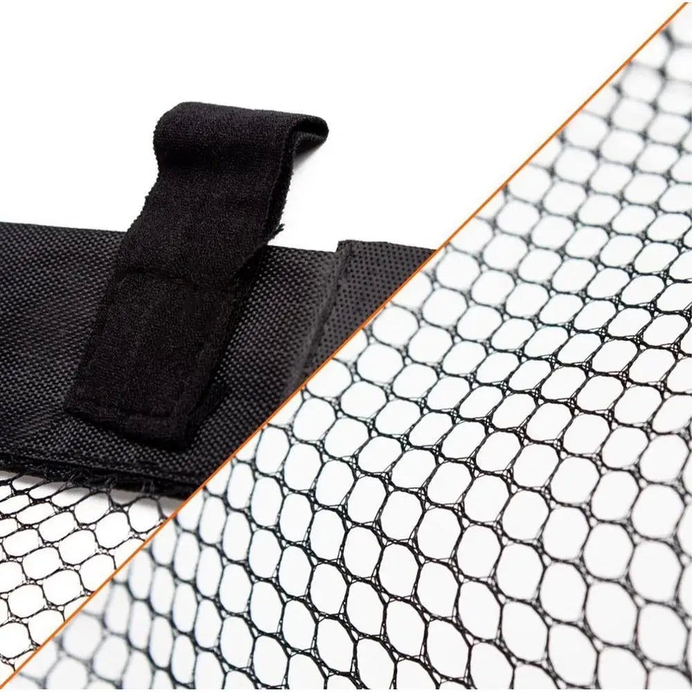 Nylon Mesh Folding Pet Barrier Indoor Outdoor Retractable Baby Gate Pet Separation Guard Isolated Fence Kid Safety Fence