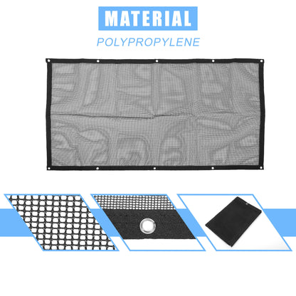 UXCELL Dog Seat Fences Protection Net Safety Storage Bag Pet Mesh Travel Isolation Back Seat Barrier Puppy Car Accessories