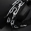 Prong Dog Training Collar Pinch Dogs Collar Iron Pinch Choke collars with Rubber Velcro nylon fabric tape For dogs