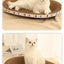 Corrugated Cat Scratcher Cat Scrapers Round Oval Grinding Claw Toys for Cats Wear-Resistant Cat Bed Nest Cat Accessories