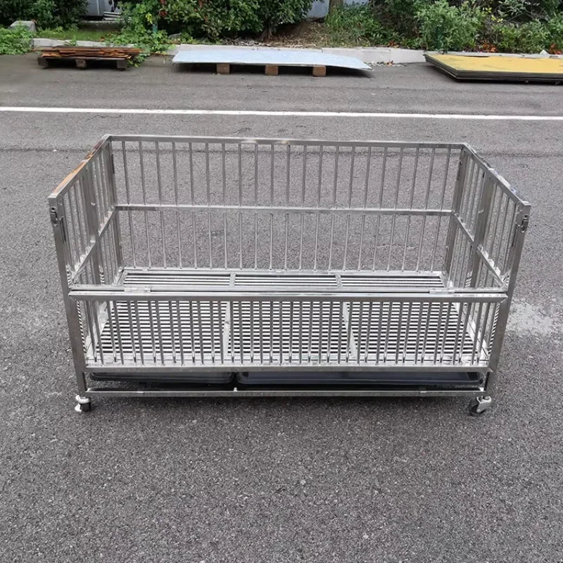 LIZE PET Veterinary Equipment High Quality 304 Stainless Steel dog cat cage kennels Veterinary Cages