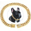 Full Diamond Gold Chain Necklace for Dog, Luxury Dog Collar, Large Gold Chain, Dog Supplies