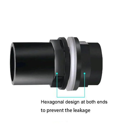 1Pcs 20-50mm Aquarium PVC Water Tube Connectors Thicken Fish Tank Pipe Drainage Connector Garden Drain Pipe Adapter Accessories