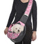 Dog Cat Sling Carrier Breathable Crossbody Puppy Carrying Purse Bag Thick Padded Adjustable Shoulder Strap Sling Bag Carrier For
