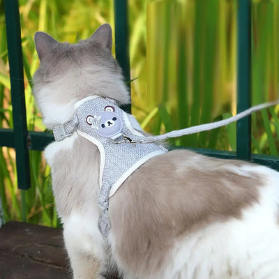 Cat Leash Vest Type Cute Fairy Cat Walking Rope Pet Harness Type Universal For Small Medium-sized Pets Cats And Dogs Adjustable