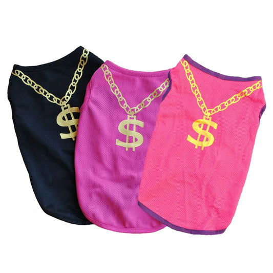 2pc Quick Dry Dog Shirt, Mesh Summer Dog Clothes Dollar Vest for Small Dogs,Sun-Protection Sleeveless Shirts for Dog Puppy Vest