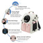 Space Capsule Pet Bag Large Space Portable Backpack For Cats And Dogs Small Pet Capsule Foldable Safe And Breathable Comfortable