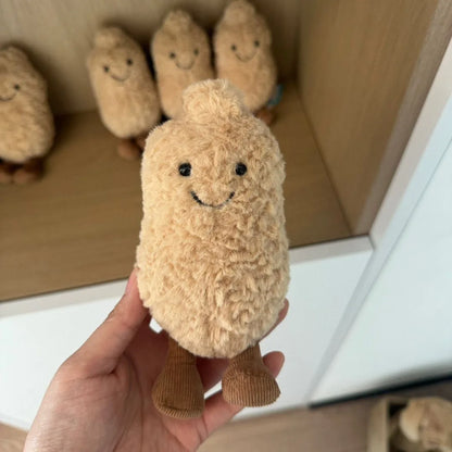 15cm Small Peanut Doll Living Room Decoration Pendant Household Items Cute Cat Toy Plush Toy Girl Gift