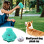 Dog Plush Toy Training Pet Toy Interactive Dog Treat Toy Seashell Pearl Shaped Dog Plushie For Backyard Lawn Pet House Garden