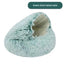 Autumn and Winter soft plush pet bed and pet bed Winter warm and cold plush comforter nest Shell cat nest semi-enclosed cat nest
