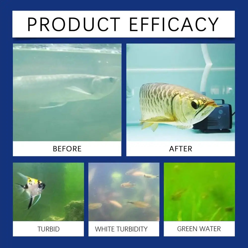 Aquarium Gravel Cleaner Aquarium Cleaning Solution 100 Ml Safe Cleaning Solution Water Clarifier For Aquarium