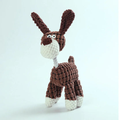Pet Toys Plush Dog Toys Squeaky Dog Toys Stuffed Toys for Small Medium Large Dogs Animals Toys Puppy Chew Toy with Clean Teeth