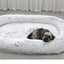 Cross-border explosion human kennel plush human dogbed winter warm sponge dog pad giant dog bed