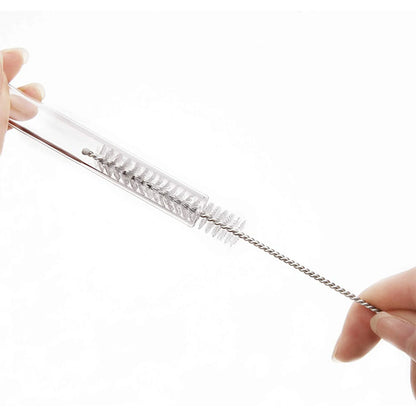 UXCELL 1PC Aquarium Tube Cleaning Brush Pipe Clean Tools Drinking Glass Straw Double Ends Brushes Cleaner Fish Tank Washing Set