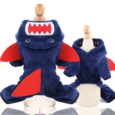 2024 Pet Dog Clothes  Warm Soft Fleece Dogs Jumpsuits Pet Clothing for Small Dogs  Cats Hoodies Chihuahua Yorkshire Costume Coat
