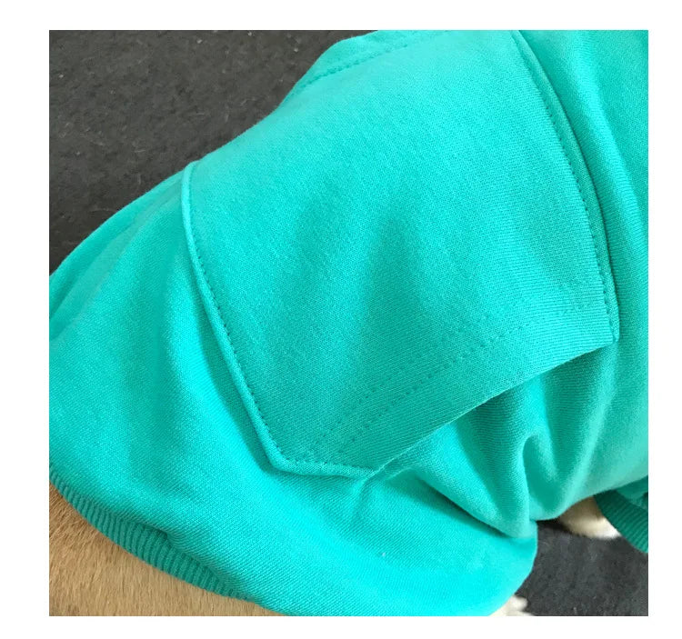 Dog Oodie  Dog Clothes  Pet The New Parent-child Wear Hooded Spring and Autumn Three Colors Seven Sizes Pure Cotton