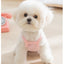 Sweet Flower Decorate Puppy Summer Clothes Breathable Unisex Small Chihuahua Pet Cat Vest Walking Leash T Shirt for York Dogs