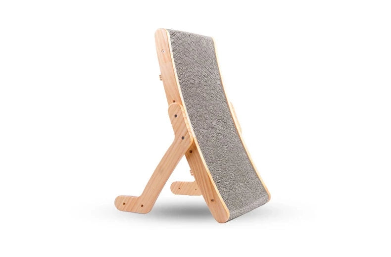 Cat Scratcher Board Wooden Frame Medium Cat Scratching Bed 3 In 1 Scratching Post Anti-Scratch Toys Claw Couch Scraper For Cats