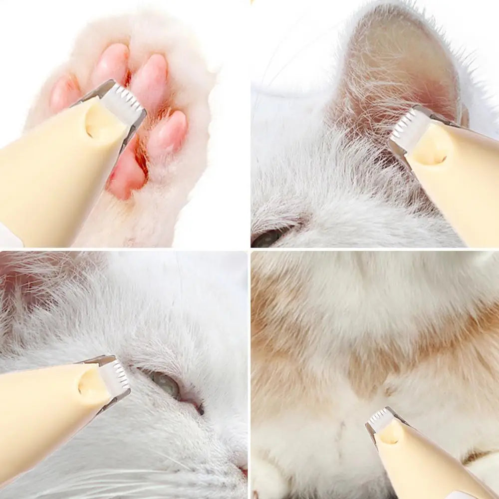Paw Trimmer For Dogs Dog Paw Pad Trimmer With Led Auxiliary Lighting Noise-Free Led Auxiliary Lighting Paw Pad Trimmer For Cats