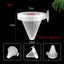 1pc Plastic Automatic Feeder With Suction Cup For Aquarium Red Worm Feeding Fish Tank Cone Live Food Tapered Hopper Basket New