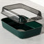 Cat Litter Box Large Pet Litter Box with Scatter Shield Open Top Pet Toilet High Sided Cat Poop Box Pet Cleaning Boxes