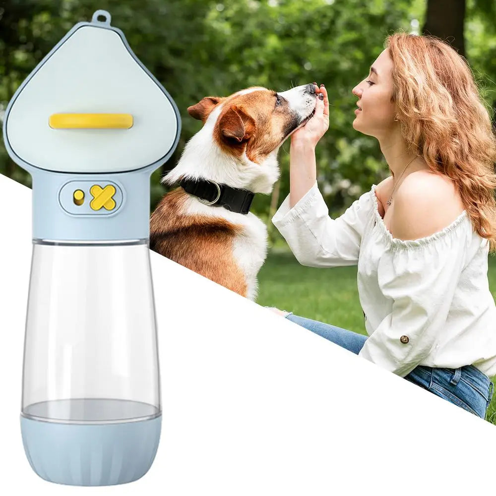 Pet Travel Water Dispenser Portable Puppy Water Bowl Dog Water Container Pet Water Dispenser With Food Container For Dog Cats