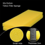 Black, Blue, Yellow 32cmx12cmx2cm Filtration Foam Aquarium Fish Tank Biochemical Filter Sponge Pad Skimmer Sponges Supply Tank