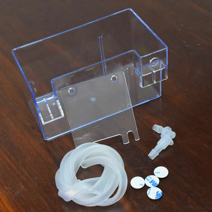 Fish Tank External Filter Box Acrylic Filter Dry and Wet Separation 4 in 1 Small Silent External Suspend Aquarium Drip Overflow