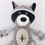 Dog Plush Toy Spot Plush Stuffed Raccoon Pet Toy With Food Leakage Function Interactive Sounding Dog Toy Fleece Squeak Toys