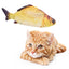 Cat Toys Fish USB Charger Fish Interactive Electric Floppy Fish Cat Toy Realistic Pet Cats Chew Bite Toys Pet Supplies Cats Dog