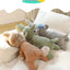 Pet dog toys, plush, bite resistant, sound making, animal flooring, monkey, elephant, rhinoceros toys, pet supplies