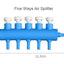 Aquarium Air Splitter Valve Fish Tank Air Pump Flow Splitter Distributor Pump Valve Tap Lever Control Switch Valves Accessories