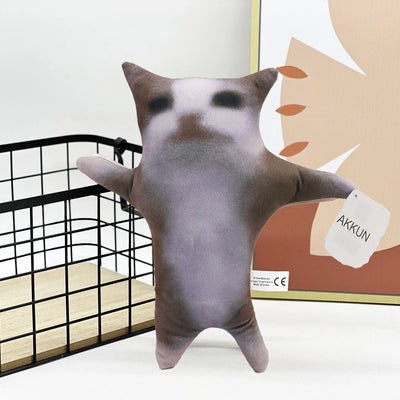 AKKUN Happy Cat Plush Stuffed Animal Cat With Sound Cute Cat Plush Interactive Cat Plush Stuffed Animal Happy Cat Kids Toys