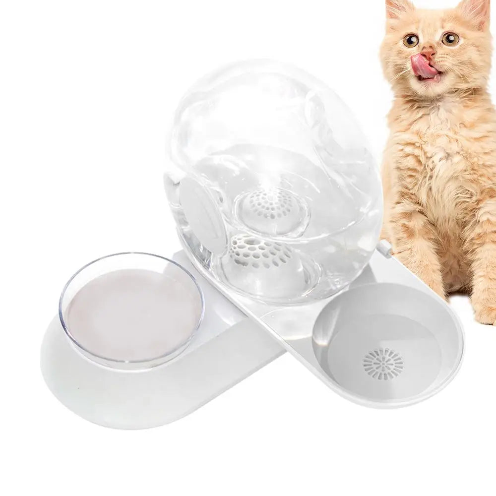 Cat Dog Water Dispenser Cat Feeder Water Bowl Container Automatic Snail Shape Drinking Fountain Cat Feeder Water Bowl Feeder