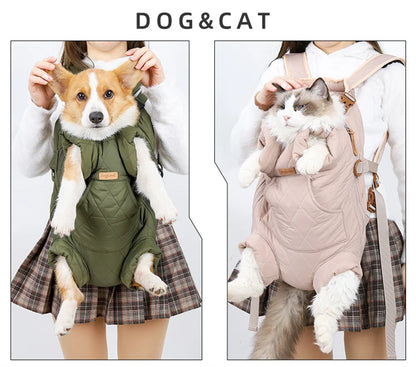 Travel Riding Cat Carrier Bag Winter Warm Pet Carrying Backpack for Cats mascotas Accessories Sphynx Supplies Transportin Gatos