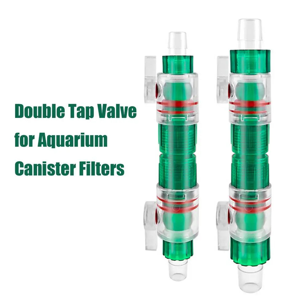 Aquarium Filter Water Valve Hose 12/16mm FlowControl Double Tap Quick Release Connector Fish Tank Hose Pipe Filter Valve