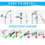 Pet Shower Sprayer Multifunctional Dog Bathing Massage Sprayer Indoor Outdoor Pet Cleaning Showerhead For Bathroom Toilet Garden