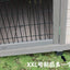 Outdoor Solid Wood Sunscreen Rain Protection Dog House Kennel Large Medium-sized Dog Courtyard Villa Universa