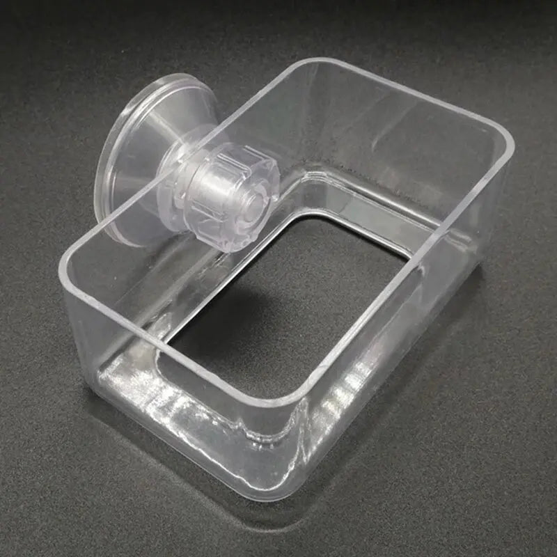 1Pcs Fish Feeding Aquarium Feeding Ring Fish Tank Station Floating Food Tray Feeder Aquarium Accessory with Strong Suction Cups