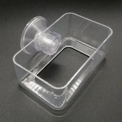 1Pcs Fish Feeding Aquarium Feeding Ring Fish Tank Station Floating Food Tray Feeder Aquarium Accessory with Strong Suction Cups