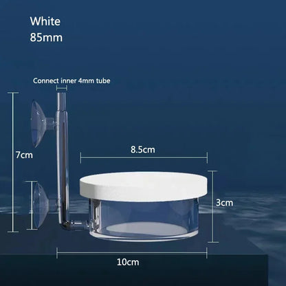 High transparency Acrylic Air Pump Sand Stone Aquarium Oxygen Pump Fresh Air Stone Nano Bubble Bar Aquarium Fish Tank Aerator
