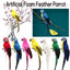 Artificial Simulation Foam Bird Creative Foam Feather Artificial Parrot Fake Animal Bird Imitation Bird Model for Garden Decor