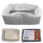 Durable Cat Litter Bags Liners 10Pcs Reusable Cat Litter Liners Bag Pet Hygienic Litter Box Liner Pet Cat Excrement Liners