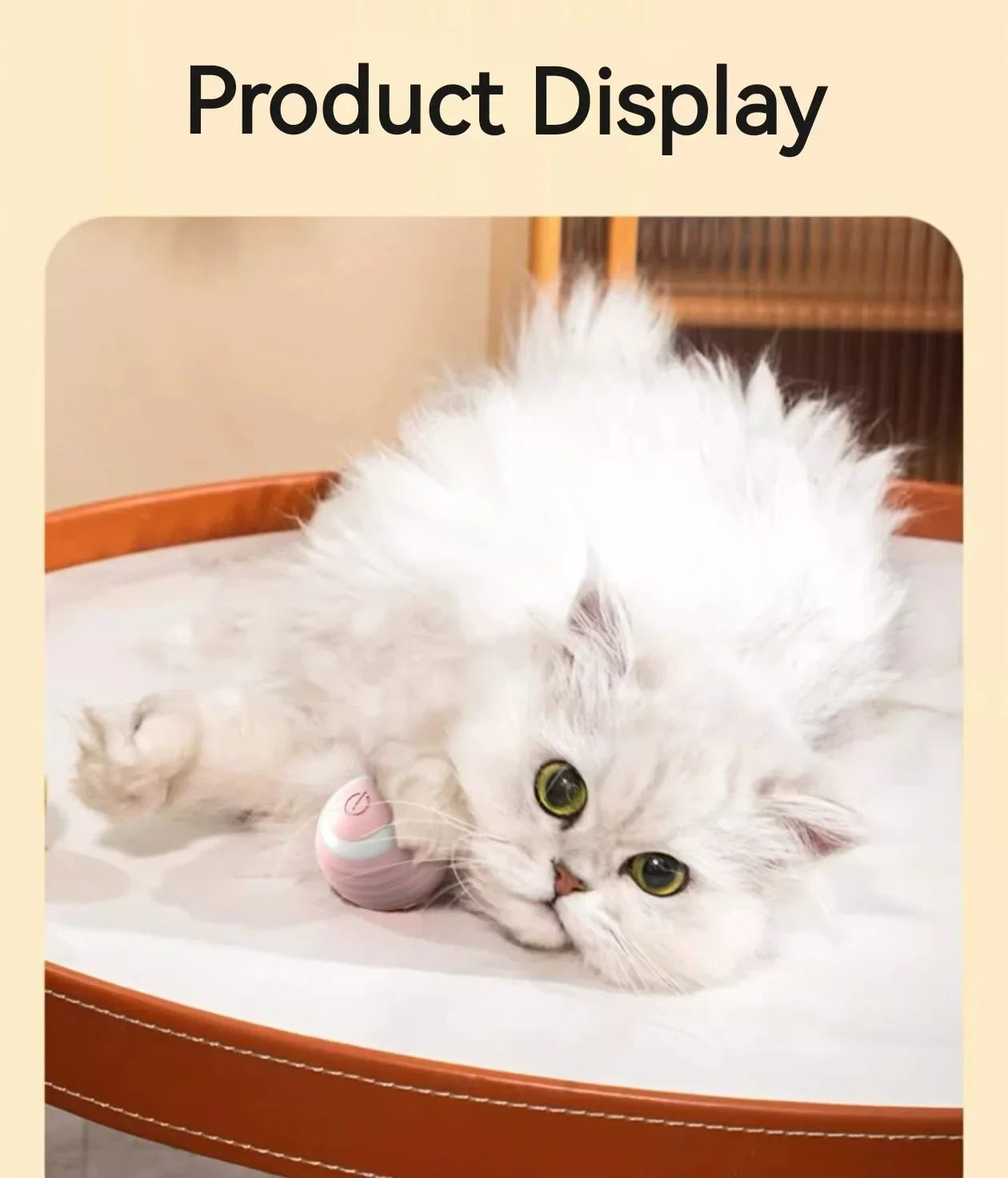 Cat Interactive Ball Training Self-moving Kitten Electric Cat Ball Tovs Elect ronic Automatic Rolling Magic Ball Toys for Cat