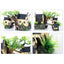 Resin Aquarium Decoration Simulated Attic Pavilion Artificial House View Rock CaveTree Fish Tank Ornament Pet Supplies Home Deco